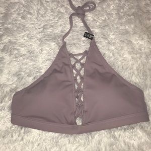 E18 Vs PINK swim halter top